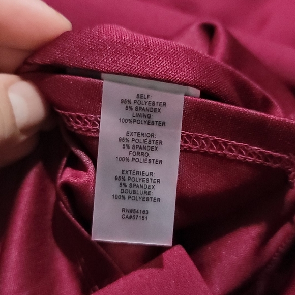 Guess Red Criss-Cross Cocktail Party Sheath Dress - Picture 7 of 7